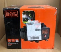 1 X BLACK+DECKER BXGP600PE SELF-PRIMING PUMP, BLACK.: LOCATION - C