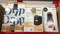 QUANTITY OF KITCHEN & APPLIANCES ITEMS TO INCLUDE TASSIMO BY BOSCH SUNY 'SPECIAL EDITION' TAS3102GB COFFEE MACHINE,1300 WATT, 0.8 LITRE - BLACK: LOCATION - A