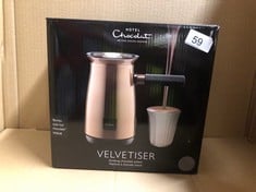 HOTEL CHOCOLAT 472727 AM CHARCOAL VELVET HOT CHOCOLATE MAKER, ALUMINIUM, 200 MILLILITERS.: LOCATION - A