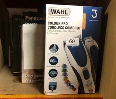 QUANTITY OF HEALTH & BEAUTY ITEMS TO INCLUDE WAHL COLOUR PRO CORDLESS COMBI KIT, HAIR CLIPPERS FOR MEN, HEAD SHAVER, MEN'S HAIR CLIPPERS WITH BEARD TRIMMER, CLIPPER AND TRIMMER, EASY TO USE, GROOMING