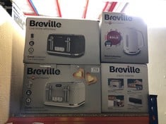 QUANTITY OF KITCHEN & APPLIANCES ITEMS TO INCLUDE BREVILLE BOLD WHITE ELECTRIC KETTLE | 1.7L | 3KW FAST BOIL | WHITE & SILVER CHROME [VKT257]: LOCATION - F