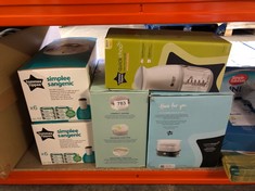 QUANTITY OF  ITEMS TO INCLUDE TOMMEE TIPPEE SIMPLEE SANGENIC NAPPY BIN REFILLS, SUSTAINABLY SOURCED ANTIBACTERIAL GREENFILM: LOCATION - F