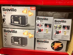 QUANTITY OF KITCHEN & APPLIANCES ITEMS TO INCLUDE BREVILLE BLEND ACTIVE PERSONAL BLENDER & SMOOTHIE MAKER | 350W | FAMILY PACK | 4 PORTABLE BLEND ACTIVE BOTTLES (300ML | 600ML) | LEAK PROOF LIDS | WH