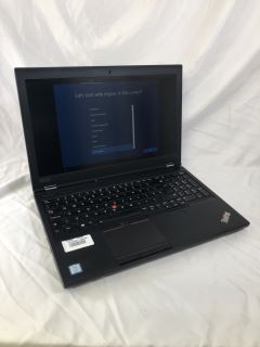 LENOVO THINKPAD P53 512GB LAPTOP INTEL CORE I7-9750H, 16GB RAM, (15.5" SCREEN): LOCATION - TECH & GAMING