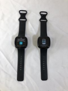 2X FITBIT VERSA 4 SMART WATCH.: LOCATION - TECH & GAMING