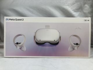 META QUEST 2 128GB VR HEADSET (RRP - £200): MODEL NO KW49CM: LOCATION - TECH & GAMING