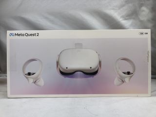 META QUEST 2 128GB VR HEADSET: MODEL NO KKW49CM: LOCATION - TECH & GAMING