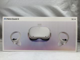 META QUEST 2 128GB VR HEADSET: MODEL NO KKW49CM: LOCATION - TECH & GAMING