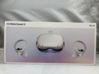 META QUEST 2 128GB VR HEADSET (RRP - £200): MODEL NO KW49CM: LOCATION - TECH & GAMING