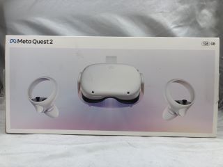 META QUEST 2 128GB VR HEADSET: MODEL NO KW49CM: LOCATION - TECH & GAMING