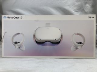 META QUEST 2 128GB VR HEADSET: MODEL NO KW49CM: LOCATION - TECH & GAMING