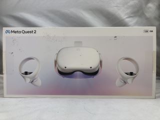 META QUEST 2 128GB VR HEADSET: MODEL NO KW49CM: LOCATION - TECH & GAMING