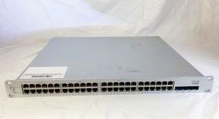 CISCO SWITCH LAYER BOX ETHERNET SWITCH: MODEL NO MS220-48LP-HW: LOCATION - TECH & GAMING