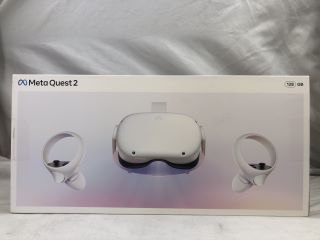 META QUEST 2 128GB VR HEADSET: MODEL NO KW49CM: LOCATION - TECH & GAMING