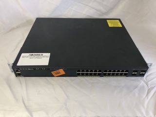 CISCO CATALYST 2960-X SERIES CAMPUS LAN SWITCHES - ACCESS: MODEL NO WS-C2960X-24PS-L: LOCATION - TECH & GAMING