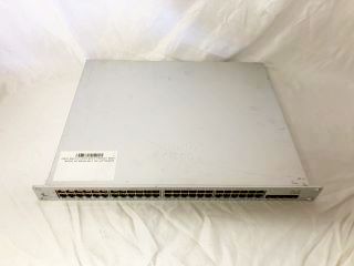 CISCO SWITCH LAYER BOX ETHERNET SWITCH: MODEL NO MS220-48LP-HW: LOCATION - TECH & GAMING