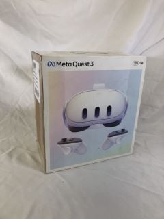 META QUEST 3 128GB RRP £479 VR HEADSET: MODEL NO S3A: LOCATION - TECH & GAMING