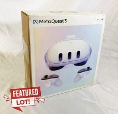 META QUEST 3 512GB RRP £619 VR HEADSET: MODEL NO S3A: LOCATION - TECH & GAMING