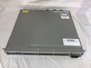 CISCO SYSTEMS CATALYST 3850 NETWORK SWITCH.: LOCATION - TECH & GAMING