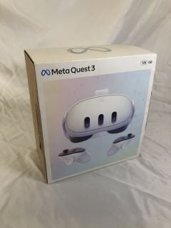 META QUEST 3 128GB RRP £479 VR HEADSET: MODEL NO S3A: LOCATION - TECH & GAMING