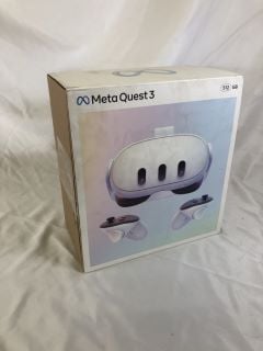 META QUEST 3 512GB RRP £619 VR HEADSET: MODEL NO S3A: LOCATION - TECH & GAMING