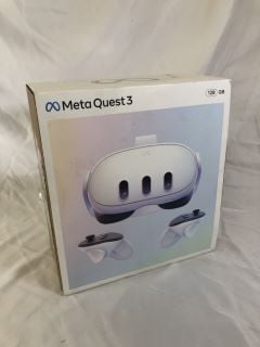 META QUEST 3 128GB RRP £479 VR HEADSET: MODEL NO S3A: LOCATION - TECH & GAMING