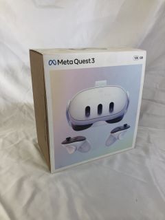 META QUEST 3 128GB RRP £479 VR HEADSET: MODEL NO S3A: LOCATION - TECH & GAMING