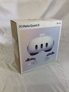 META QUEST 3 128GB RRP £479 VR HEADSET: MODEL NO S3A: LOCATION - TECH & GAMING