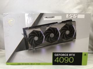 MSI SUPRIMX GEFORCE RTX 4090 24GB GDDR6X GRAPHICS CARD. (SMASHED / SALVAGE / SPARES): LOCATION - TECH & GAMING