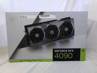 MSI SUPRIMX GEFORCE RTX 4090 24GB GDDR6X GRAPHICS CARD. (SMASHED / SALVAGE / SPARES): LOCATION - TECH & GAMING