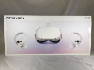 META QUEST 2 128GB VR HEADSET: MODEL NO KKW49CM: LOCATION - TECH & GAMING