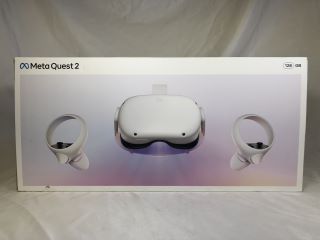 META QUEST 2 128GB VR HEADSET: MODEL NO KKW49CM: LOCATION - TECH & GAMING