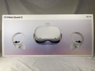 META QUEST 2 128GB VR HEADSET: MODEL NO KKW49CM: LOCATION - TECH & GAMING