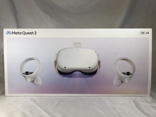 META QUEST 2 128GB VR HEADSET: MODEL NO KKW49CM: LOCATION - TECH & GAMING