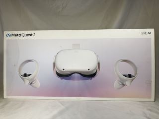 META QUEST 2 128GB VR HEADSET: MODEL NO KKW49CM: LOCATION - TECH & GAMING