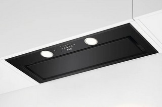 AEG 80CM CANOPY COOKER HOOD: MODEL DGE5861HB - RRP £528: LOCATION - C8