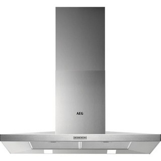 AEG 90CM CHIMNEY COOKER HOOD: MODEL DKB4950M - RRP £388: LOCATION - C8