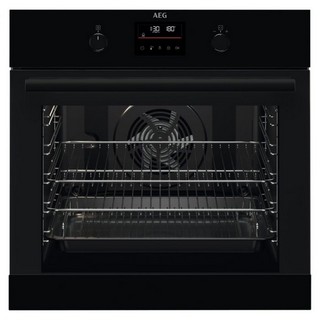 AEG 6000 SERIES STEAM BAKE PYROLYTIC SINGLE BUILT IN ELECTRIC OVEN : MODEL BPK355061B - RRP £529: LOCATION - C3