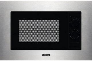 ZANUSSI BUILT IN MICROWAVE OVEN: MODEL ZMSN5SX - RRP £299: LOCATION - C4