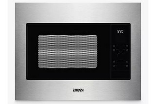 ZANUSSI BUILT IN COMBI MICROWAVE OVEN: MODEL ZMSN4CX - RRP £419: LOCATION - C4