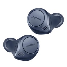 1 X JABRA ELITE ACTIVE 75T EARBUDS - WIRELESS CHARGING - ACTIVE NOISE CANCELLING WIRELESS SPORTS EARBUDS  - IN EAR TRUE WIRELESS SPORTS EARPHONES FOR CALLS AND MUSIC - NAVY BLUE.: LOCATION - RACK A