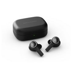 1 X BANG & OLUFSEN BEOPLAY EX - HIGH-END WIRELESS BLUETOOTH NOISE CANCELLING EARPHONES,  WATERPROOF EARBUDS FOR WORK, SPORT AND PLAY WITH CHARGING CASE - BLACK ANTHRACITE. RRP £329: LOCATION - RACK A