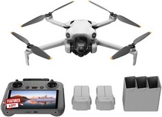 1  X DJI MINI 4 PRO FLY MORE COMBO WITH DJI RC 2 , SCREEN REMOTE CONTROLLER, , FOLDING MINI-DRONE WITH 4K HDR VIDEO CAMERA FOR ADULTS, UNDER 0.549 LBS/249 G, 2 EXTRA BATTERIES RRP £929: LOCATION - RA