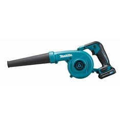 1 X MAKITA UB100DZ, WIRELESS BLOWER 12VMAX, BLUE , WITHOUT BATTERY AND CHARGER, . : LOCATION - RACK A