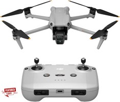 DJI AIR 3 , DJI RC-N2, , DRONE WITH MEDIUM TELE & WIDE-ANGLE DUAL PRIMARY CAMERAS, OMNIDIRECTIONAL OBSTACLE SENSING, 48MP PHOTOS, 4K/60FPS HDR VIDEO RRP £919: LOCATION - RACK A