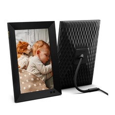 1 X NIXPLAY SMART DIGITAL PICTURE FRAME 10.1 INCH, SHARE VIDEO CLIPS AND PHOTOS INSTANTLY VIA E-MAIL OR APP, BLACK. RRP £80: LOCATION - RACK A