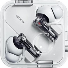 1 X NOTHING EAR , 1,  - WIRELESS ACTIVE NOISE CANCELLING HEADPHONES, WHITE RRP £109: LOCATION - RACK A