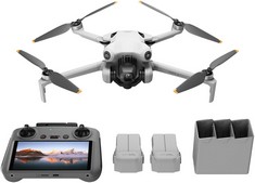 1  X DJI MINI 4 PRO FLY MORE COMBO WITH DJI RC 2 , SCREEN REMOTE CONTROLLER, , FOLDING MINI-DRONE WITH 4K HDR VIDEO CAMERA FOR ADULTS, UNDER 0.549 LBS/249 G, 2 EXTRA BATTERIES RRP £929: LOCATION - RA