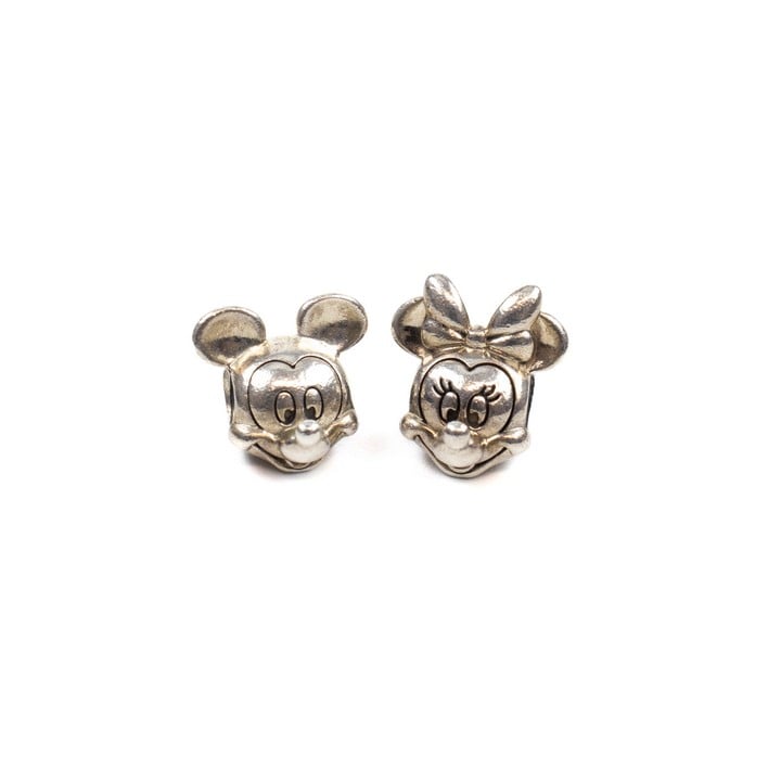 Pandora Silver Minnie and Mickey Mouse Charms, 7.3g (VAT Only Payable on Buyers Premium)