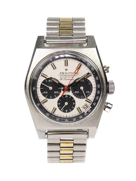 Zenith El Primero Chronograph Automatic Watch, A384.  Please see full description below, including important notes prior to bidding.